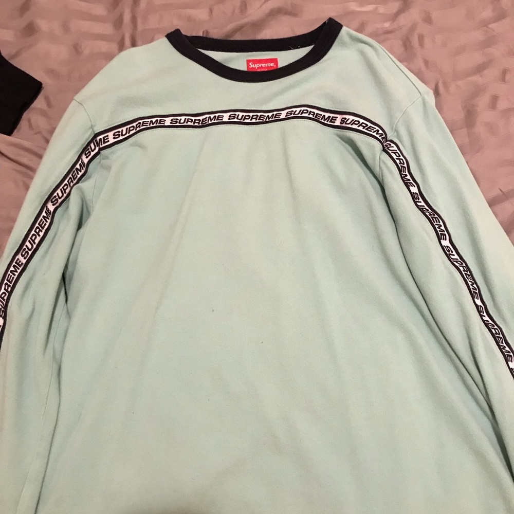Tape logo supreme longsleeve